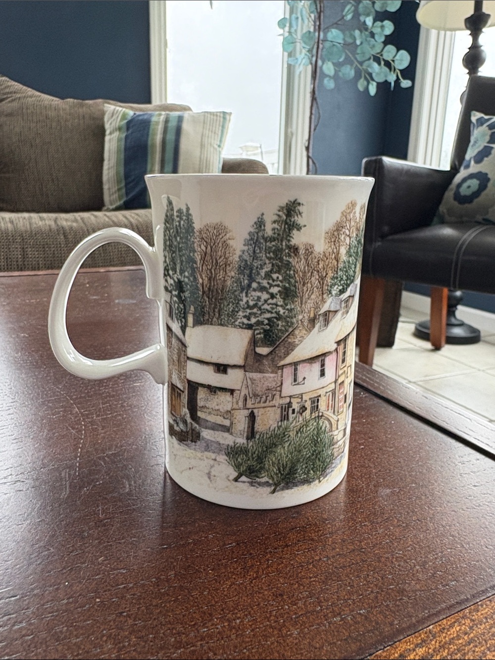Dunoon "Christmas 1994" Fine Bone China coffee mug